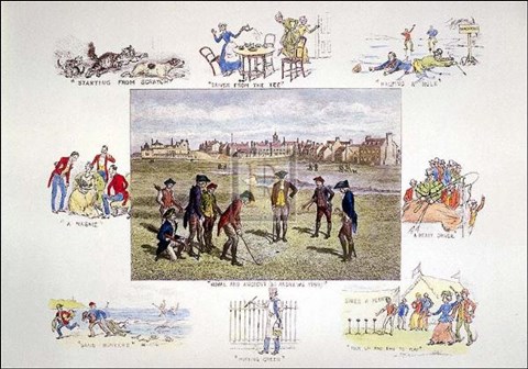 Framed Royal Ancient (St Andrews, 1798) Pm Print