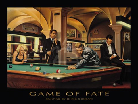 Framed Game of Fate Print