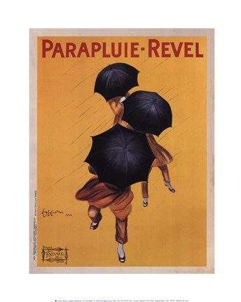 Framed Parapluie Revel Print