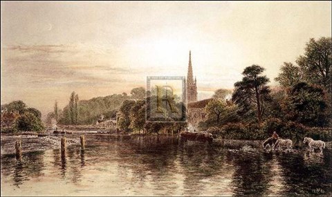 Framed Thames, Great Marlow Pm Print