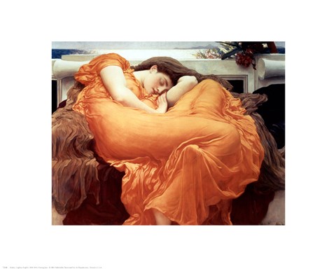 Framed Flaming June, c.1895 Print