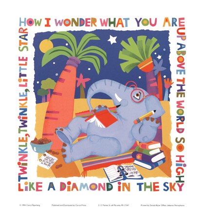 Framed Twinkle, Twinkle Print