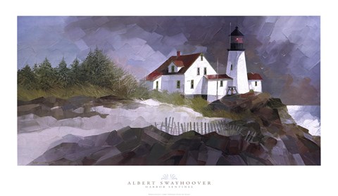 Framed Harbor Sentinel Print