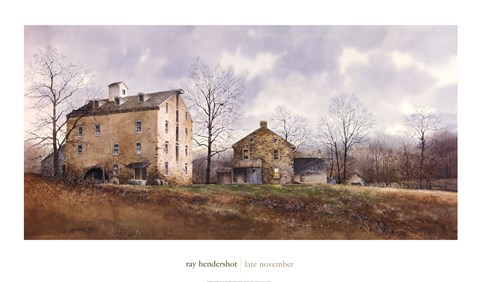 Framed Late November Print