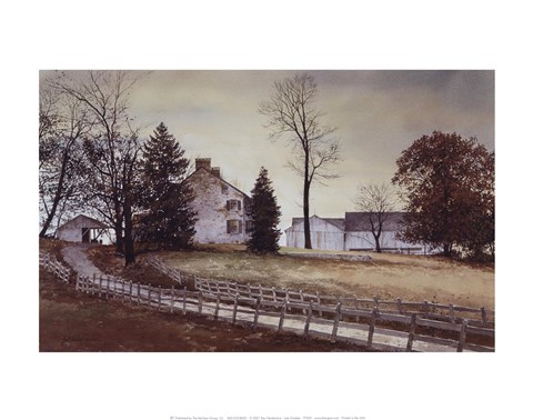 Framed Late October Print