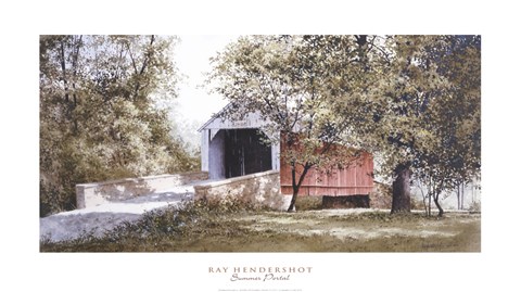 Framed Summer Portal Print