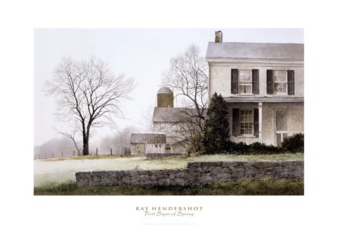 Framed First Signs of Spring Print