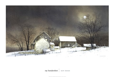 Framed New Moon Print