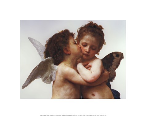 Framed First Kiss Print