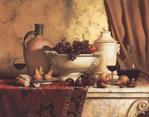 Framed Italian Feast Print