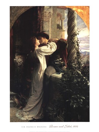 Framed Romeo and Juliet Print
