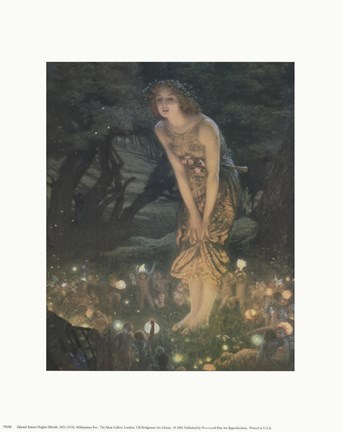 Framed Midsummer Eve, c.1908 Print