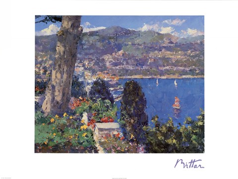 Framed Cote D'azur Print
