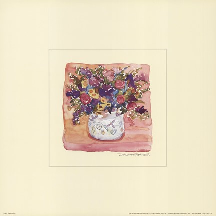 Framed French Pot Print