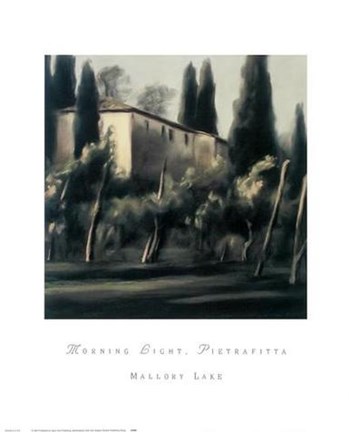 Framed Morning Light, Pietrafitta Print