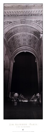 Framed L' Arc de Triomphe Print