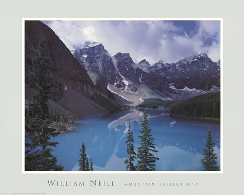 Framed Mountain Reflections Print