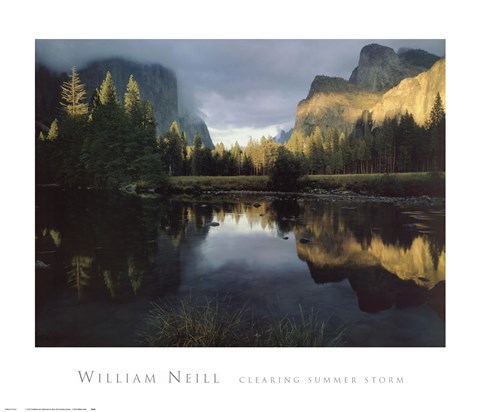 Framed Clearing Summer Storm Print