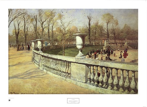 Framed Jardin du Luxembourg Print
