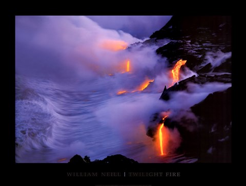 Framed Twilight Fire Print