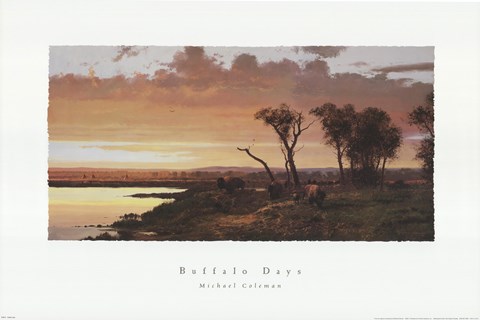 Framed Buffalo Days Print