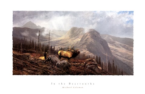 Framed In the Beartooths Print