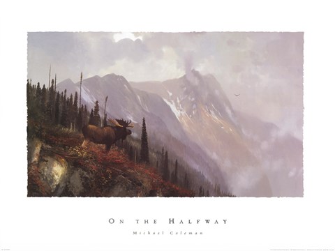 Framed On the Halfway Print