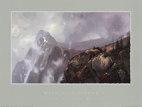 Framed In the Alaska Range Print