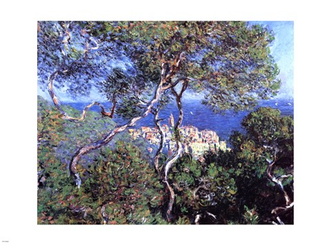 Framed Bordighera, Trees Print