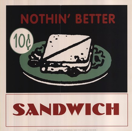 Framed Sandwich Print