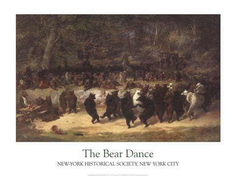 Framed Bear Dance Print