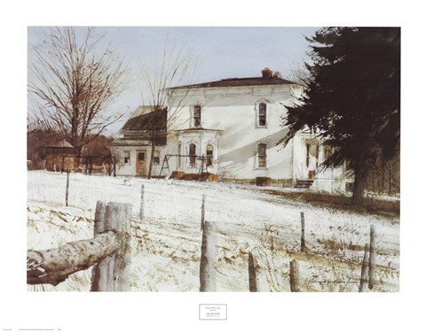 Framed January Light Print