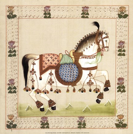 Framed Festival Horse I Print