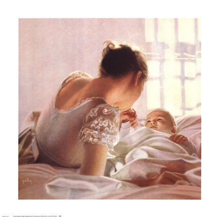 Framed Love Light Print