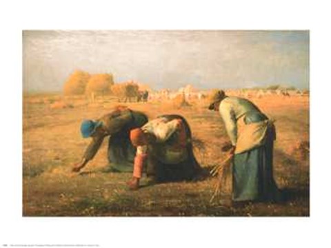 Framed Gleaners 1857 Print