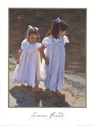 Framed Summer Friends Print