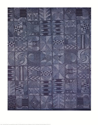 Framed Adire Cloth Print