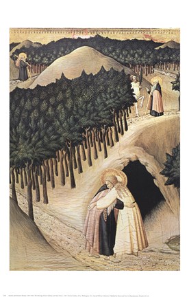 Framed Saints Anthony and Paul Print