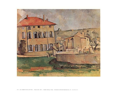 Framed House At Aix Print