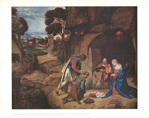 Framed Adoration of the Shepherds Print