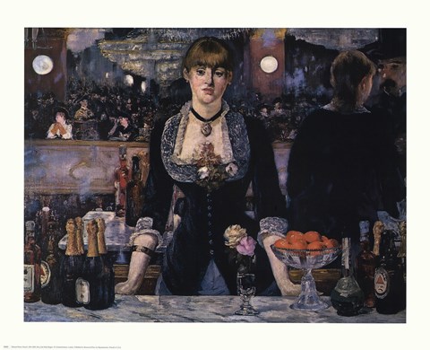 Framed Bar At the Folies-Bergere Print