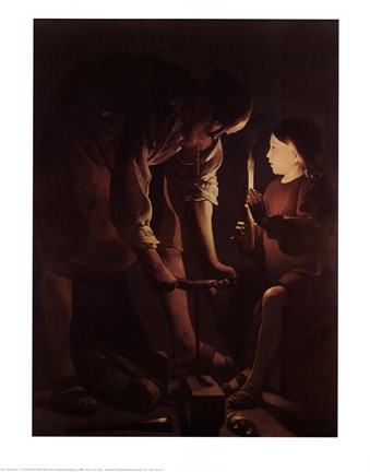 Framed Saint Joseph the Carpenter, ca. 1645 Print