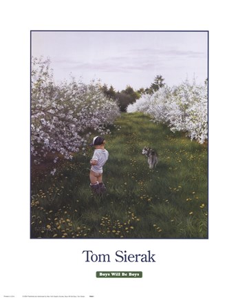 Framed Boys Will Be Boys Print