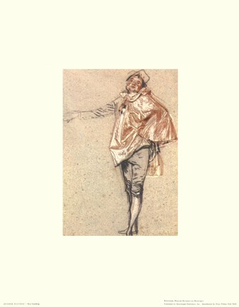 Framed Man Standing Print