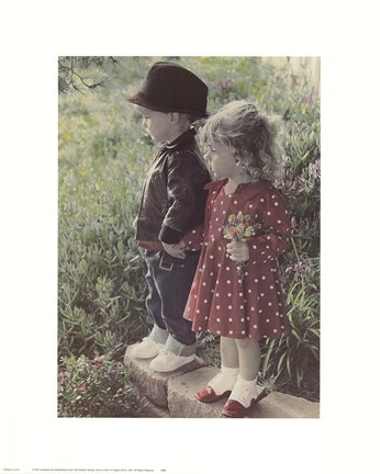 Framed Hand in Hand Print