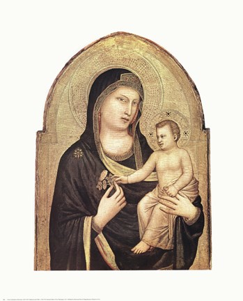 Framed Madonna and Child Print