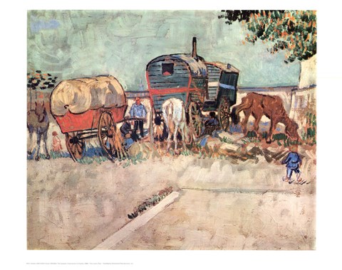 Framed Gypsy Caravan Print