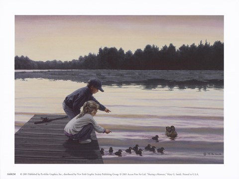 Framed Sharing a Moment Print