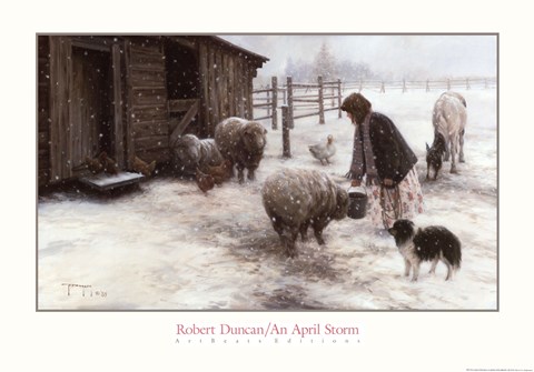 Framed April Storm Print