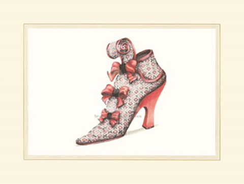 Framed La Chaussure d&#39;Aimee Print